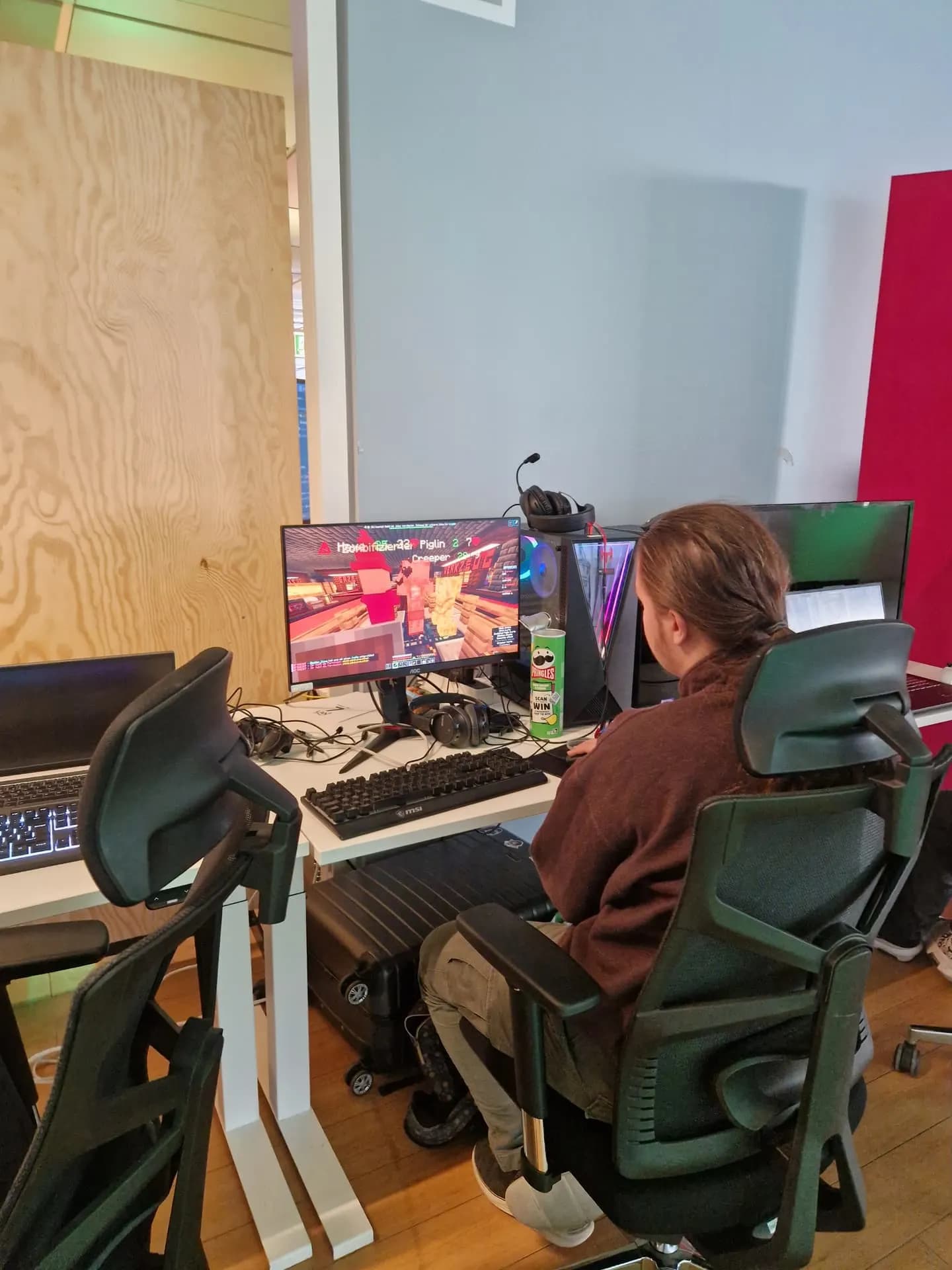 Eigenes Setup am Platz bei der Lübeck LAN 2025