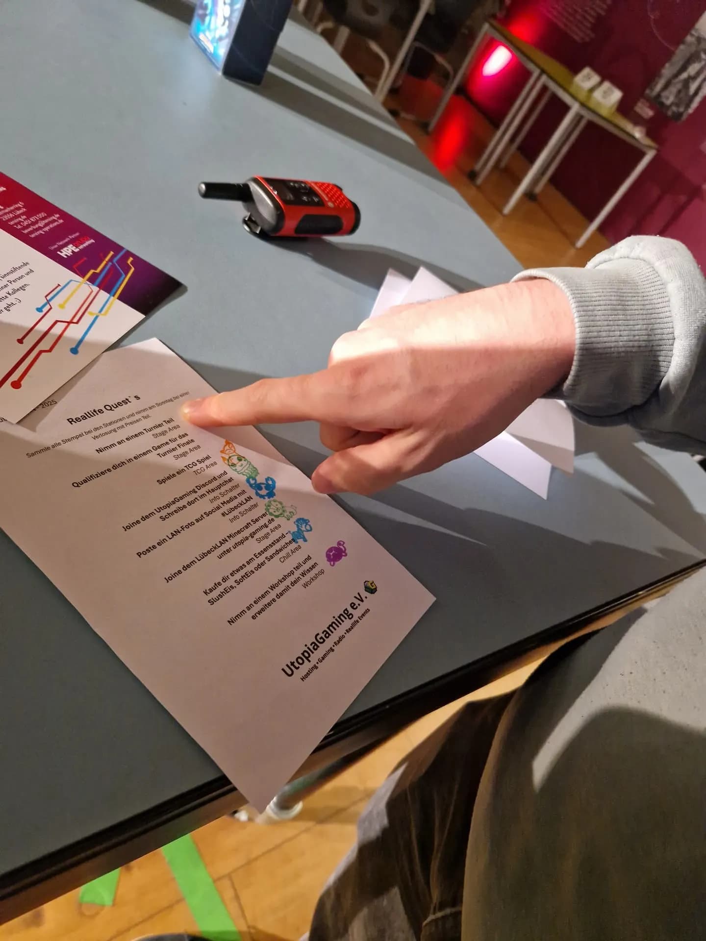 Teilnehmende bei den Reallife Quests der Lübeck LAN 2025